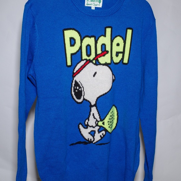 MC2 Saint Barth Blue Snoopy Sweater